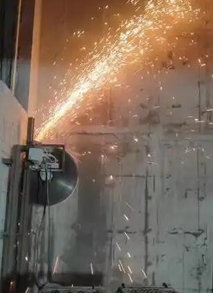 高频强锯切割